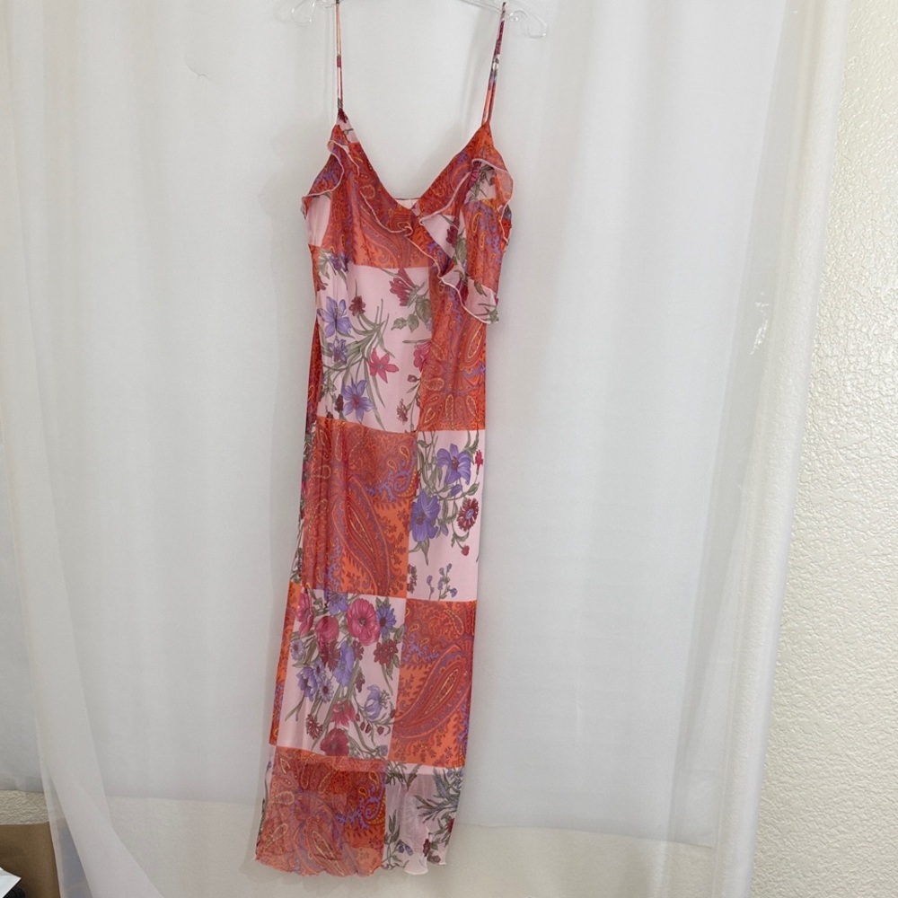 Women’s Rampage Vibrant Patchwork Midi Dress Size 11 Juniors